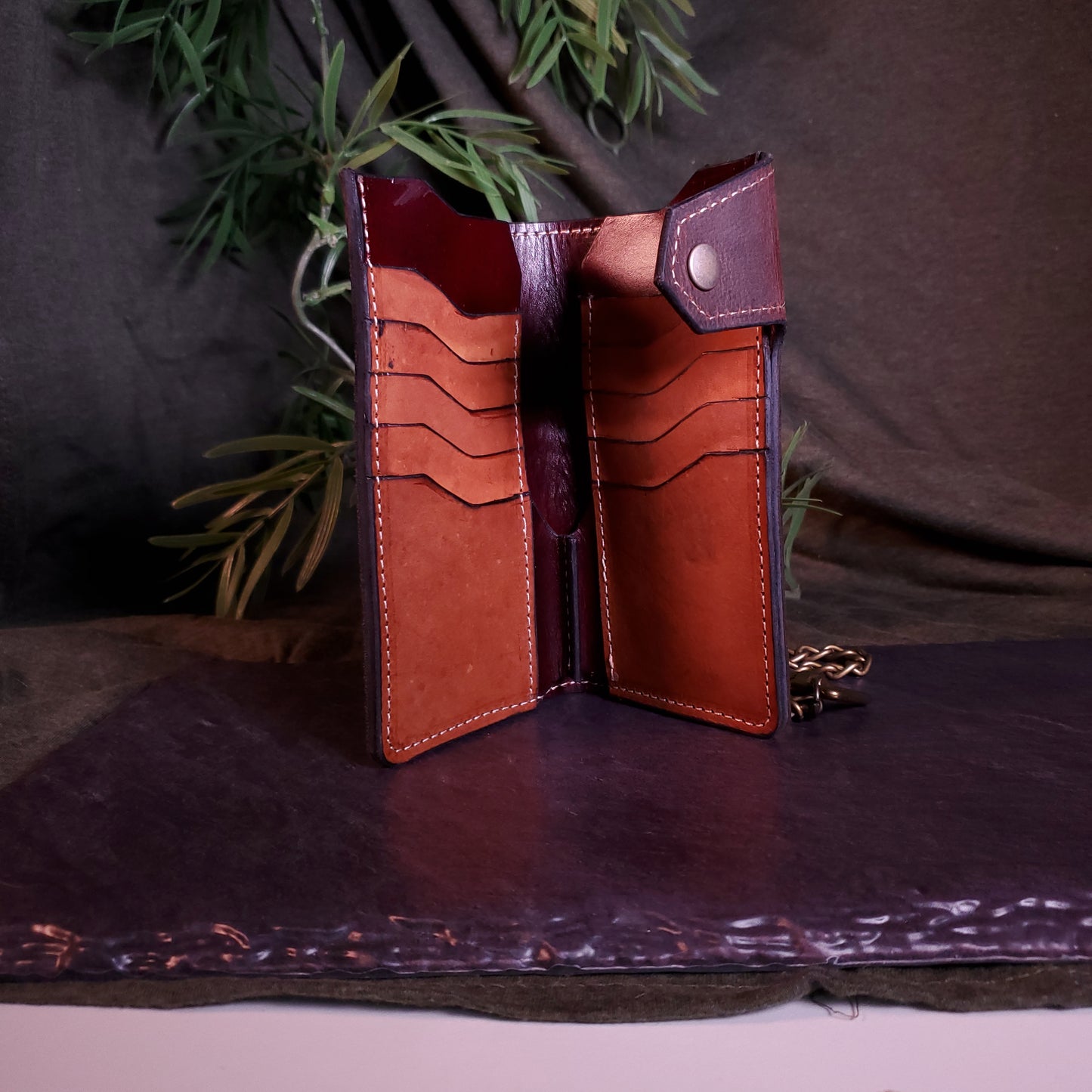 Biker wallet with chain *new*